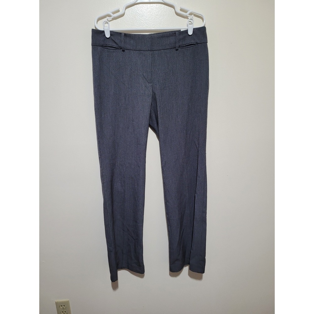 NWT Loft Outlet Original Dress Trouser‎ Women Size 10 Gray Straight Leg Pants
